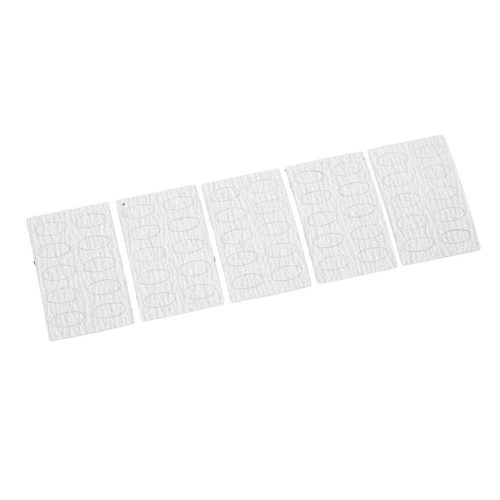 50pcs 240 Grit Cuticle Pusher Sandpaper Disposable Self Adhesive Sandpaper Salon Use