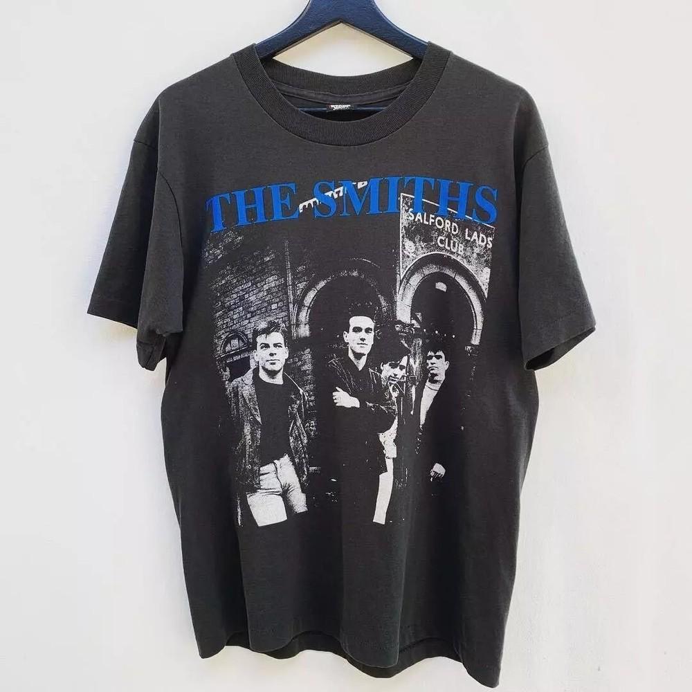 The Smiths Band Salford Lads Clubs 90 s Black Short Sleeve Unisex T shirt Unisex T-Shirt XL
