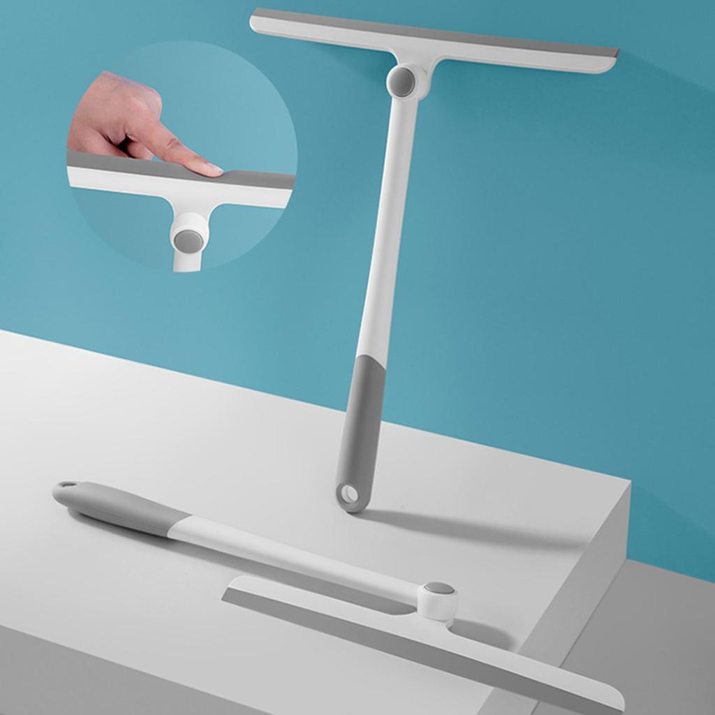 Silicone Shower Scraper Cleaner Bathrooms Multi-purpose Squeegee Glass Clean Floor Window Cleaning Tool Household Water Wiper