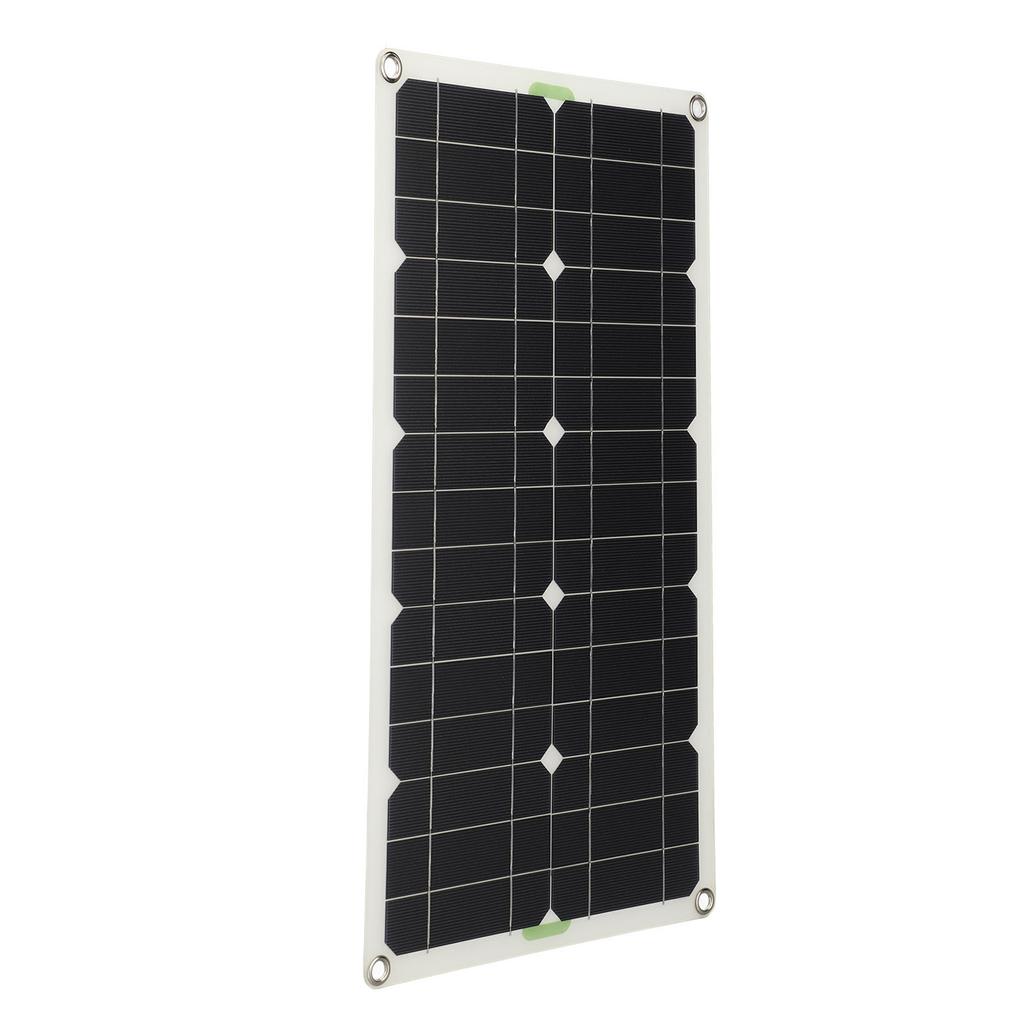 100w Solar Panel Portable Flexible Monocrystalline Silicon Solar Charger Kit for Car Boat Marine Camping