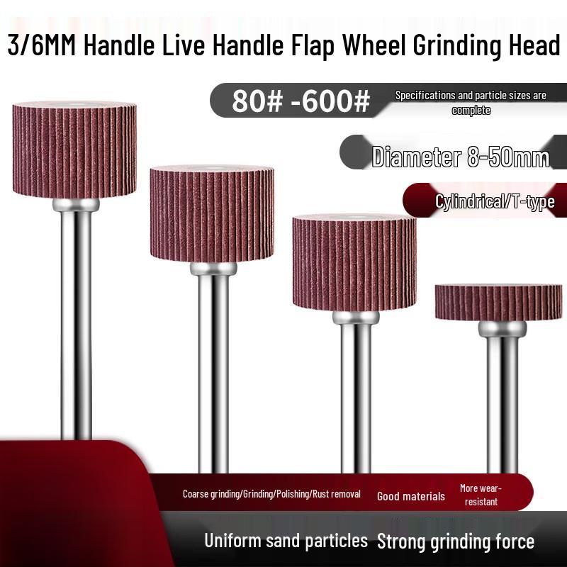 Shank Mounted Flap Wheel Abrasive Set