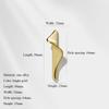 Zinc Alloy Wardrobe Door Handles Light Gold Dresser Drawer Knobs Furniture Handles  for Wardrobe
