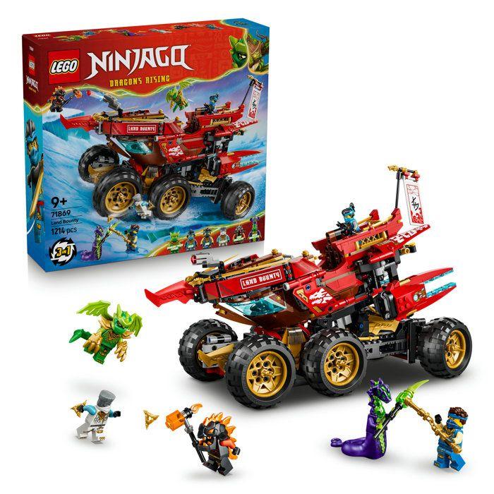 LEGO NINJAGO 71869 The Earth Bounty - 3-in-1 Ninja Toy from 9 Years for Boy or Girl