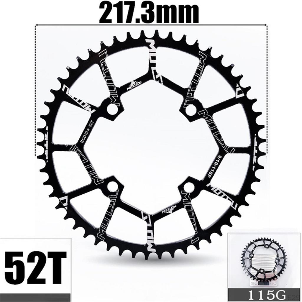 Chain 40T ~ 52BCD Road Bike Narrow Round Wheel Wide Sprocket Component Parts