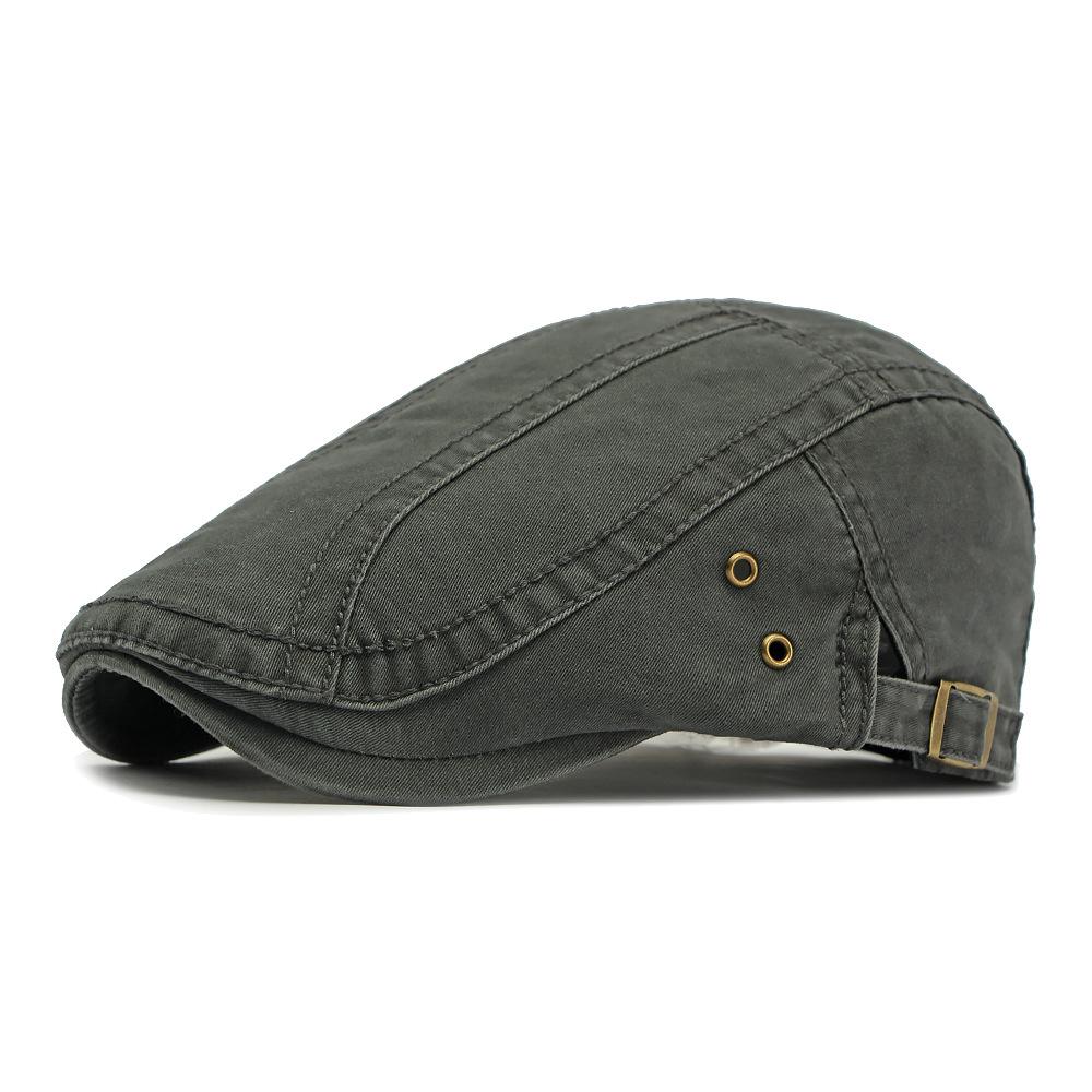 Spring Summer Forward Hat Men British Retro Beret Duck Tongue Paintsmen's Hat