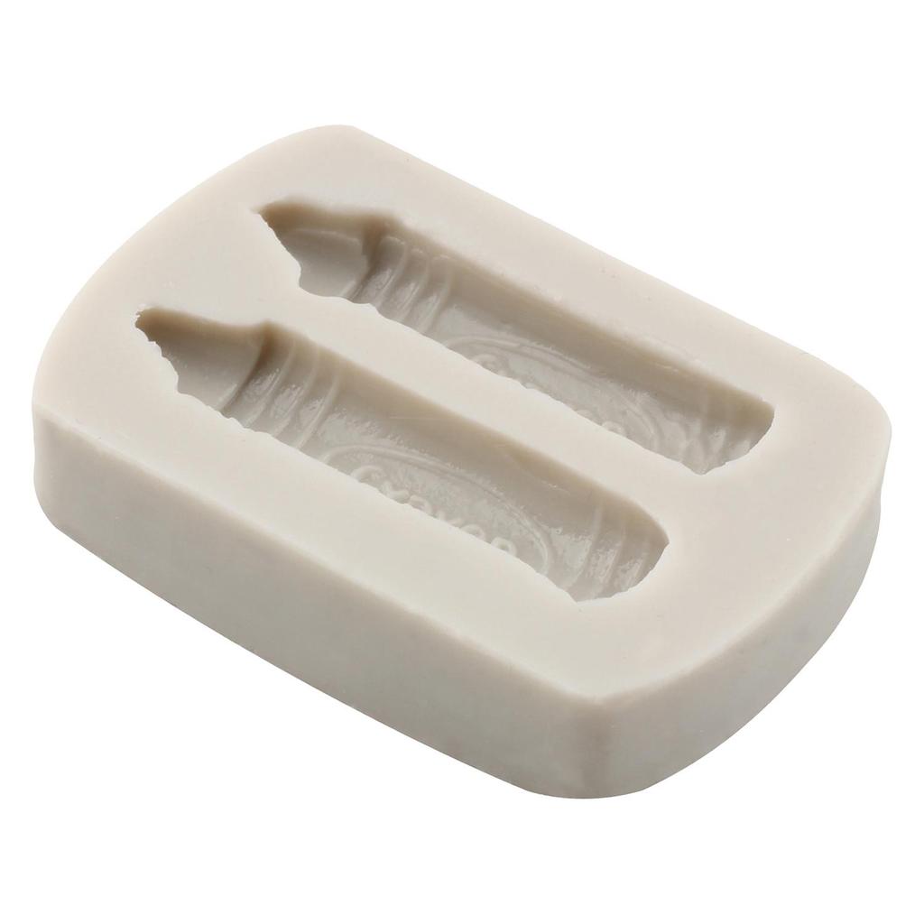 Buntstift Silikonform Farbe Stift Fondantformen Kuchen Dekoration Cupcake Topper Süßigkeiten Schokolade