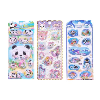 Aufgepuffte Stickerbögen Dekorativer Sticker Niedlicher Kleiner Sticker für Kinder & Erwachsene, Wiederverwendbare Kleine Sticker für Scrapbooking