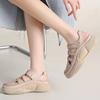 Fashion Thick Soled Woman Shoes 2026 Summer New Round Versatile Women's Sandals Comfort Anti Slip Women Beach Shoes Zapatos