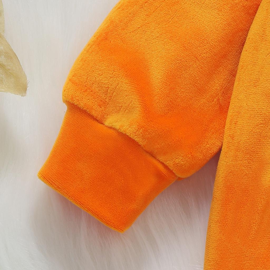 Halloween Baby Romper met Muts & Sokken 3-delige Set, Pasgeboren Baby Kostuum Jumpsuit Lange Mouw Met Capuchon Outfit