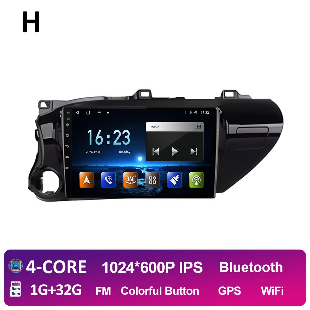 

Интеллектуальная система GPS-навигации для Toyota Hilux 2016 2017 2018 Автомобильный мультимедийный видео радио плеер DSP Стерео QLED IPS экран