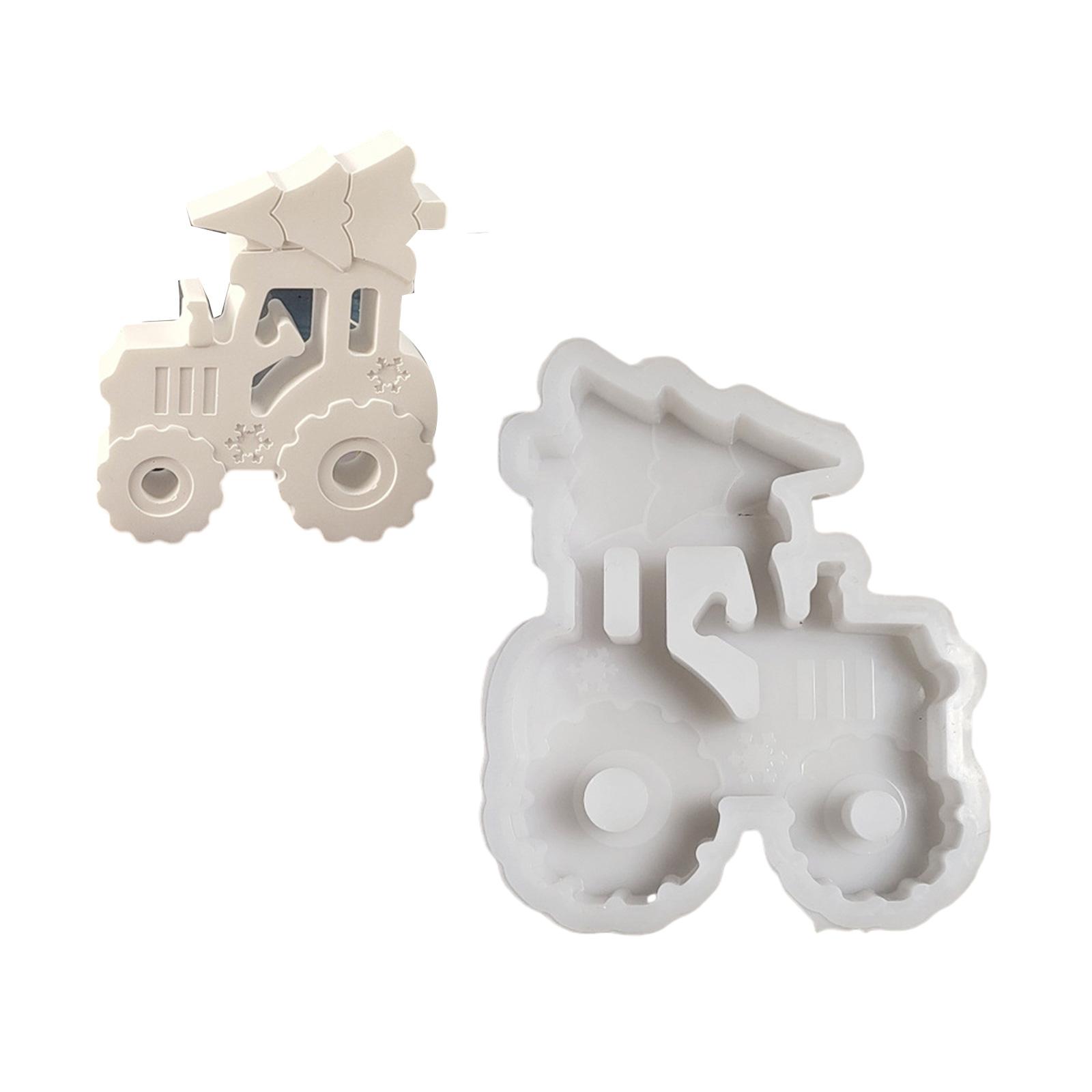 

DIY Resin Countdwons силиконовые формы набор удобный трактор рождественская елка силиконовые формы для домашнего декора ремесла