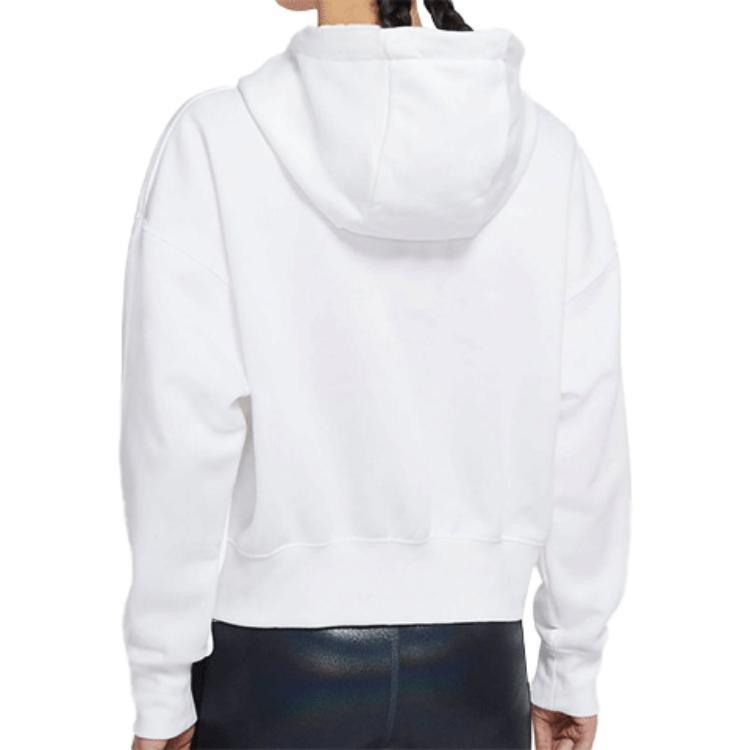 (WMNS) Air Jordan Paris Saint-Germain Casual Sports Fleece Lined hooded Pullover Long Sleeves Hoodie 'White' Women's CZ7496-100