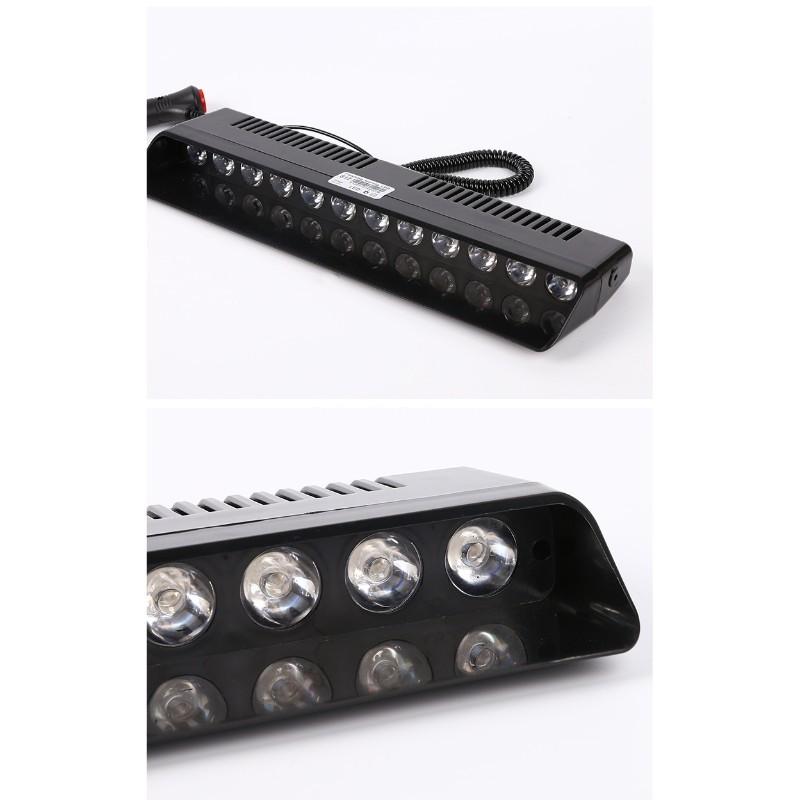 Red Blue Beacon Car Strobe Light Flash Warning Signal Lamp Emergency Windshield Trailer Vehicle Indicator Lights