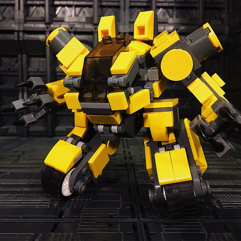 Mech Warrior Bausteine Kinderspielzeug Roboterpuppe Actionfigur Soldatenmodell Anime-Figur Kinder Konstruktionsspielzeug