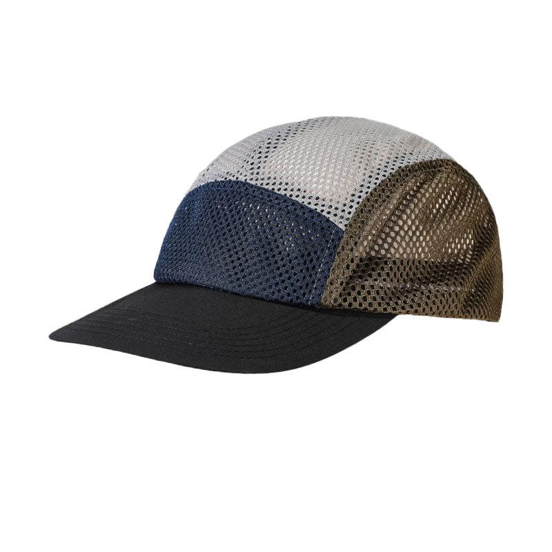 Spring Summer Full Mesh Breathable Baseball Cap Men Color Matching Outdoor Riding Sunscreen Quick-Drying Cap