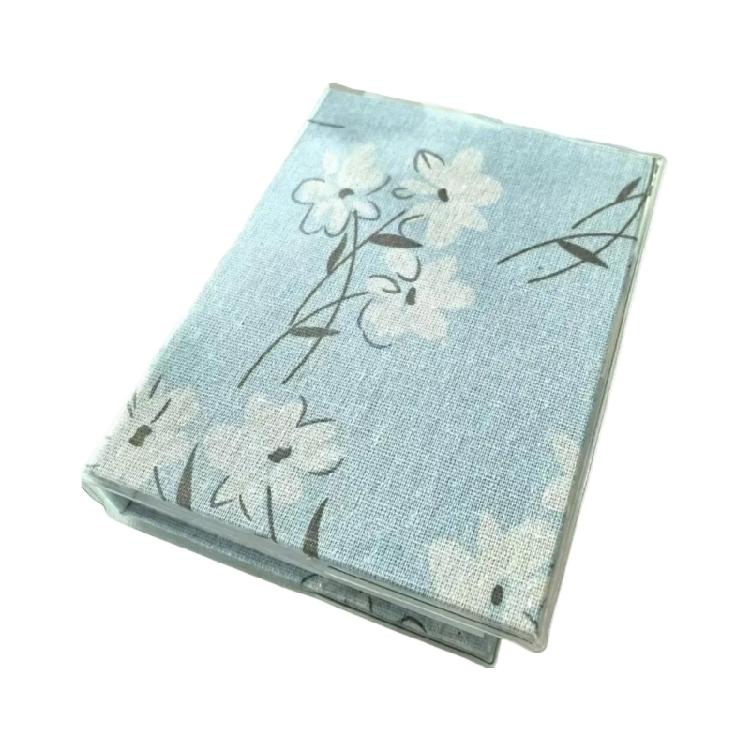 Stylish Fabric 6Inch Photo Album Capacity for 100 Photos Simple To Use 6inch Picture Album Storage Postcards Book