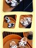 Boys' Cute Cow Cotton Slippers for Indoor/Outdoor - Non-Slip, Autumn/Winter 2024
