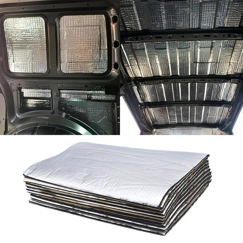 10 sztuk Mata Dźwiękoizolacyjna Termoizolacyjna 25x18 cm Pianka Izolacyjna Podkładki do Ciężarówki