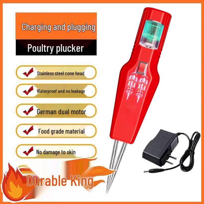 Dual Motor Rechargeable Electric Poultry Plucker