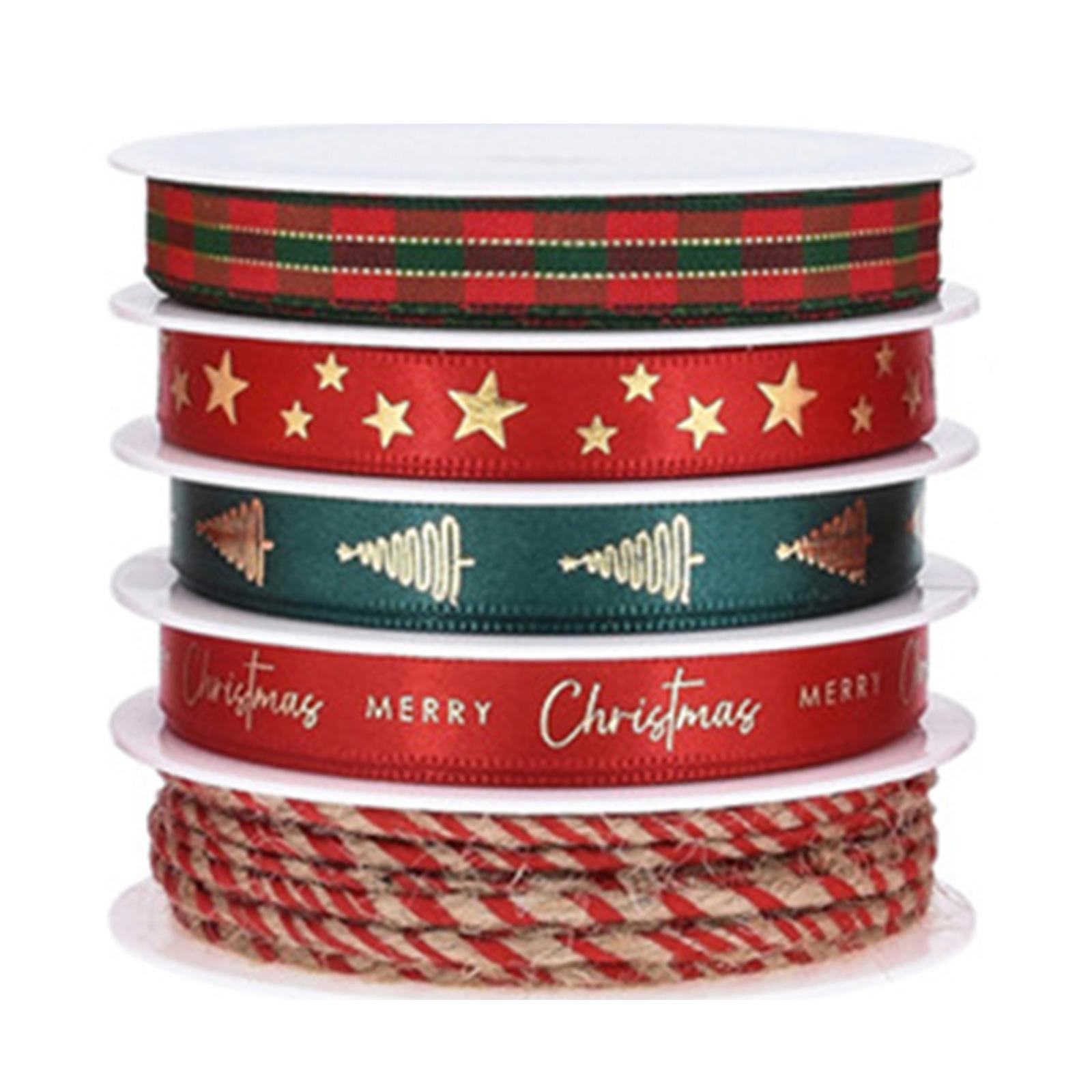 

Сезонный Рождественский Набор Лент Подарочная Упаковочная Лента Фестивальные Домашние Декорации Рождественский Венок Лента для Рукоделия Праздничный Реквизит B