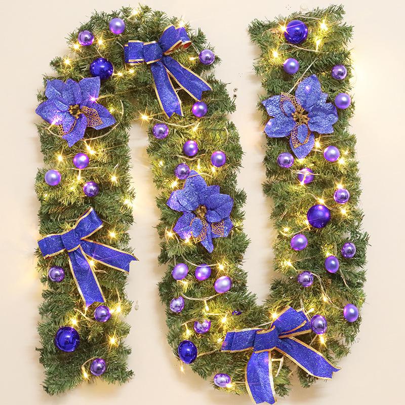 2.7m Dense Simulated Christmas Vine for Window Decoration