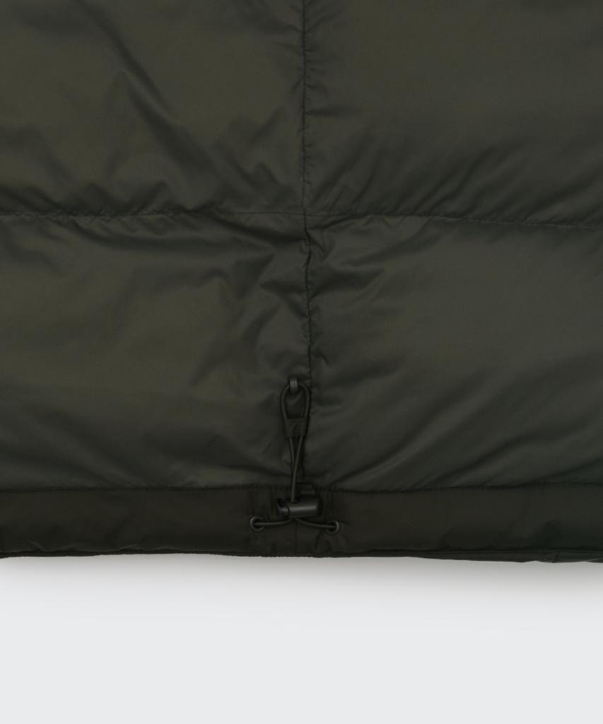 Musinsa Standard Non-Quilted Hooded Padded Jacket [Khaki]