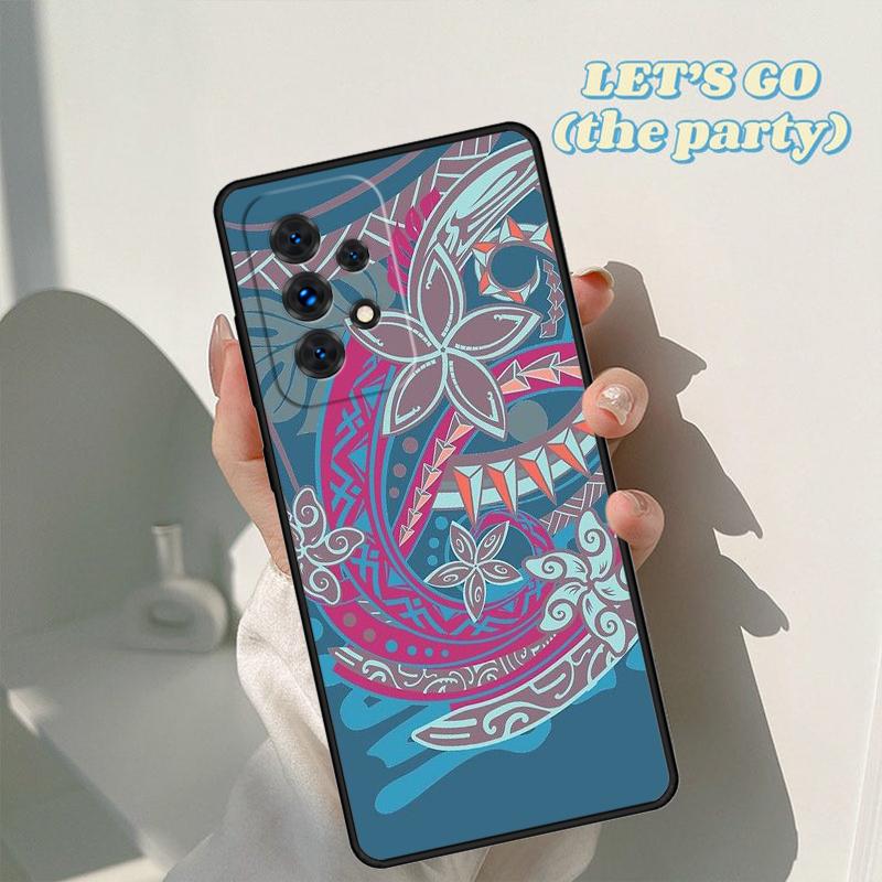 

Maori Samoan Polynesian Tribal phone case For Samsung Galaxy A42 A31 A40 A51 A71 A32 A80 A91 A52 A72 A20e A21S A50 A70 A11 A12 Samsung A11