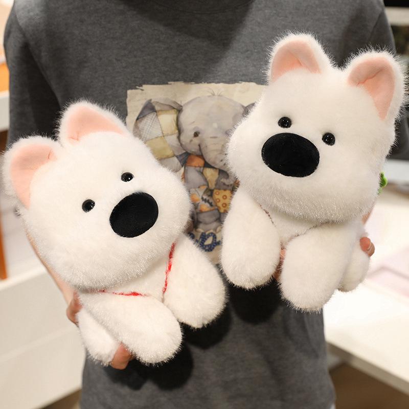 West Highland Terrier Plush Toy Puppy Doll for Children