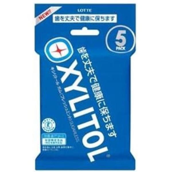 LOTTE Xylitol Gum Fresh Mint 5P (14pcs x 5 packs)” Feature Toward a toothless society.” Cool mint ” Feature Toward a toothless society.” Cool mint x