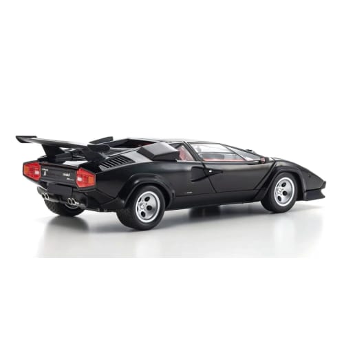 Kyosho Original 1/18 Scale Lamborghini Countach LP5000 Quattrovalvole Black Finished Product