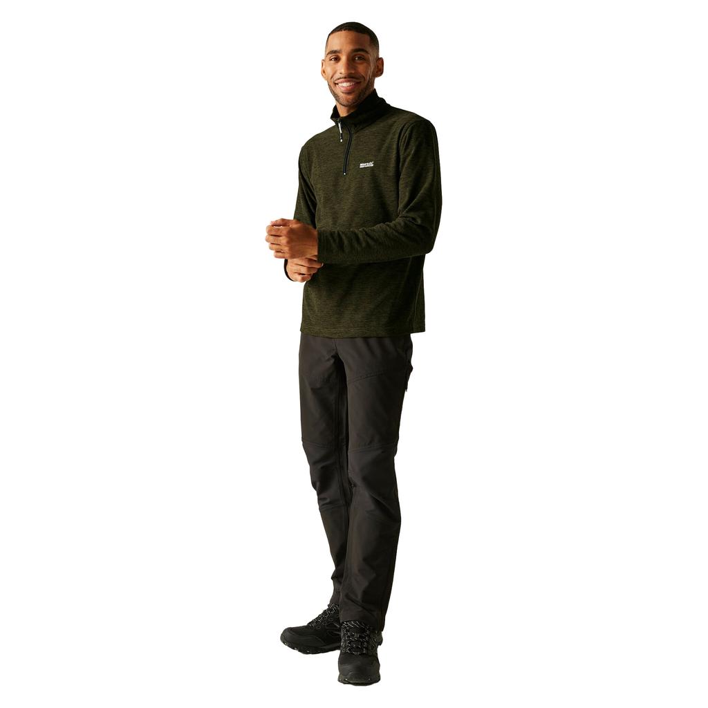 Regatta Mens Thompson Marl Half Zip Fleece Jacket
