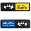 Waterproof Reminder Signs Self adhesive Door Slider Signs Hotel Bulletin Board  Office Room