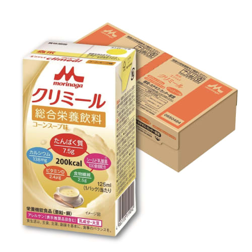 

Morinaga Enjoy Creamy Meal Nutritional Supplement, Corn Soup Flavor, 125ml x 24 Bottles, High Calorie