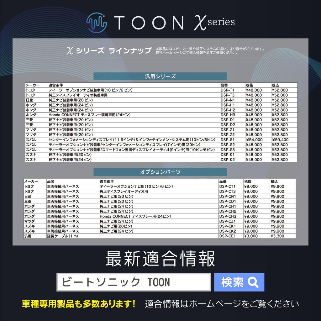 BeatSonic Original Ljudförbättringskit TOON X för Suzuki Variation (DSP-K201)