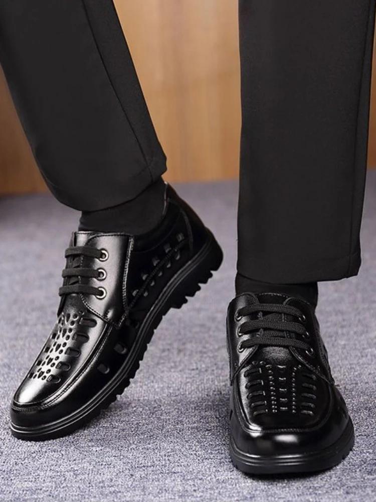 Fashion Rubber Man Sandals Soft Leather Big Size Summer Sale Buy Number 41 2025 Non-slip Trend Barefoot In Welcome Deal 39 Shoes for Men