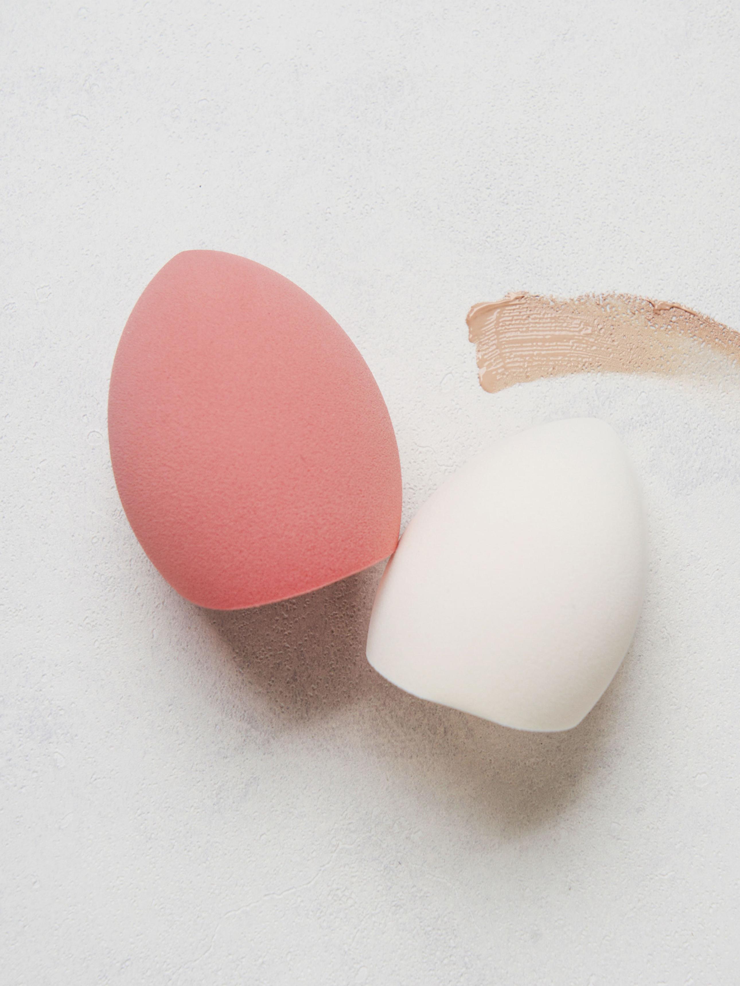 8-Piece Makeup Blending Sponge & Puff Set (Large & Medium) 1ea