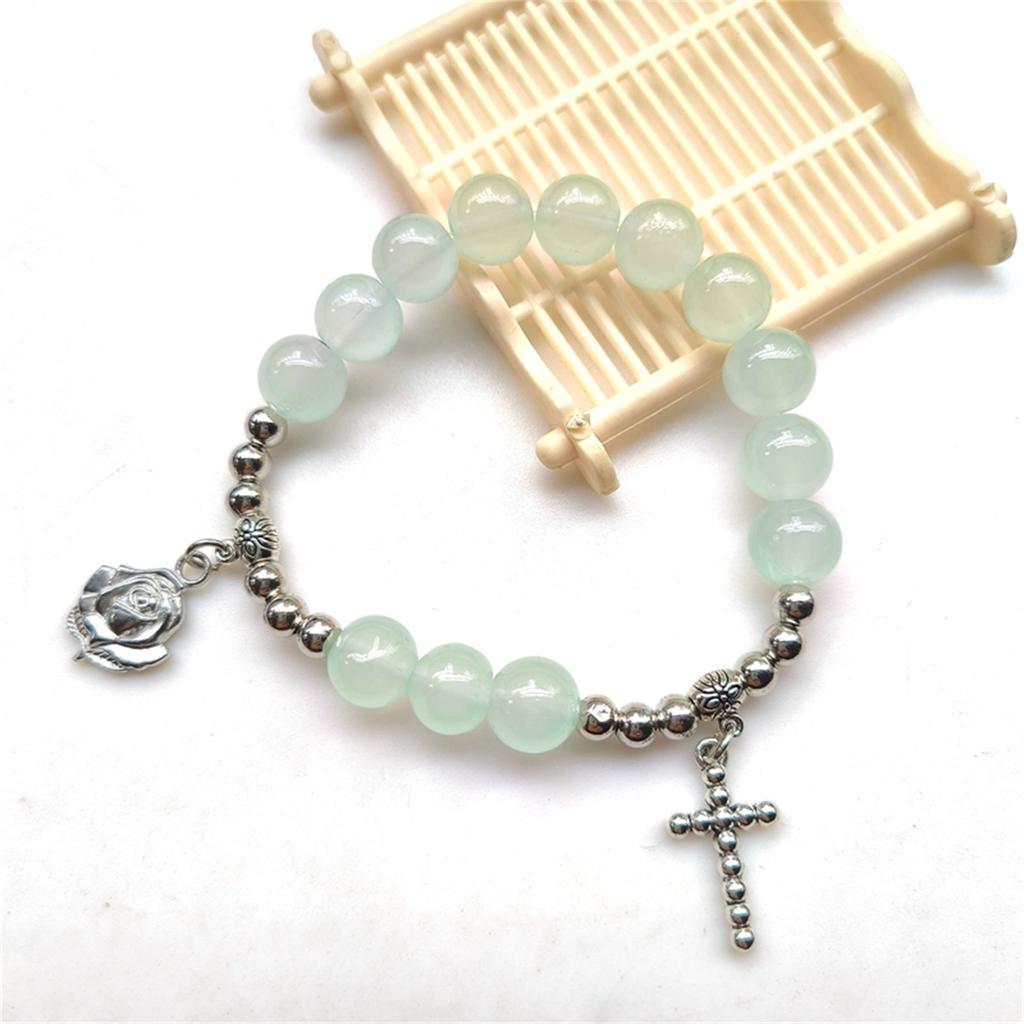 Bransoletki z koralików szklanych dla kobiet, słodkie bransoletki rozciągliwe, opaska na nadgarstek, łańcuszek na rękę, letnia biżuteria, prezent na co dzień