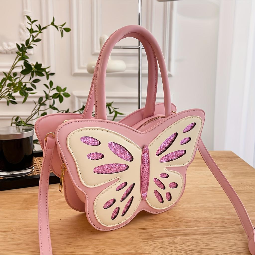 Y2K Streetwear Fashion Dark Spicy Personality Sweet Cool Handbag Crossbody Bag for Women Cute Butterfly Bag