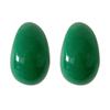 Vintage Style Emerald Resin Earrings Studs C Shape Niche Ear Jewelry Women Temperament Retro Elegant Chic Trendy Unique Stylish