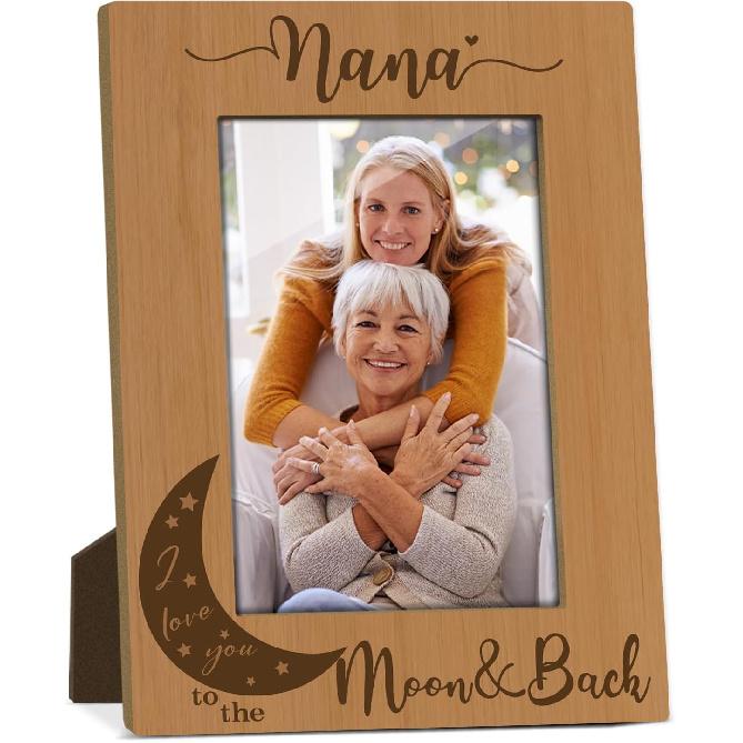 Mommy And Me Mom Picture Frame Wooden Photo Frames 4x6 for Mothers Day Picture Frame Desk Pictures Frames for Mother's Day Decorations for Mothers