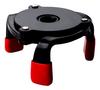 Black Oil Filter Wrench with 3 Jaw, Universal Adjustable Oil Filter Wrench