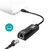 Black USB 3.0 Gigabit Ethernet RJ45 1000Mbps Network Adapter For Windows PC Mac
