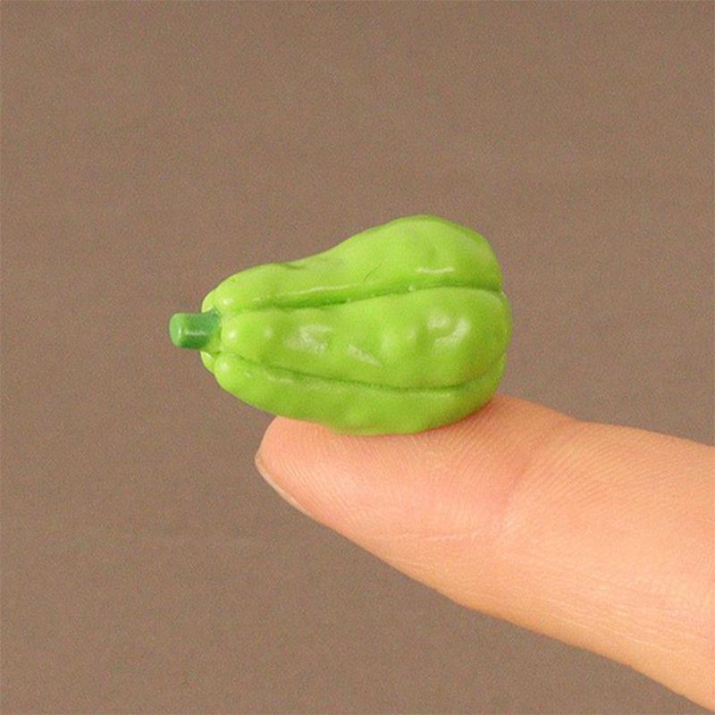 Dollhouse Simulation Vegetable Basket Set Dollhouse Decoration Mini Play Toys Kitchen Life Scene Model Accessories Props