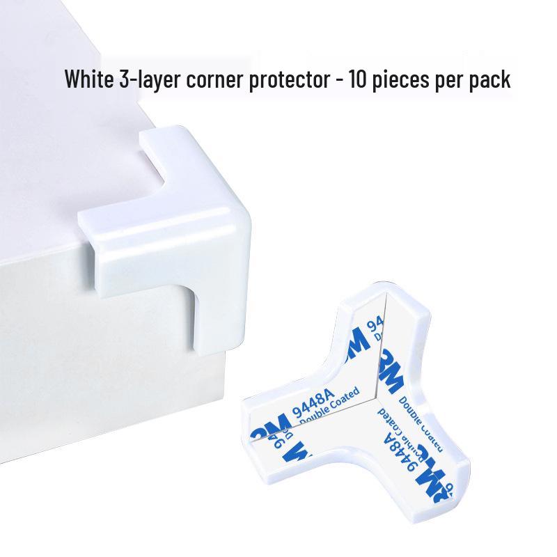 Transparent Silicone Anti-Collision Corner Protector for Tables and Hoods