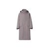 Uniqlo X Jil Sander Collaboration Loose Fit Long Hooded Coat Men coats Smoke-Gray 440367-04