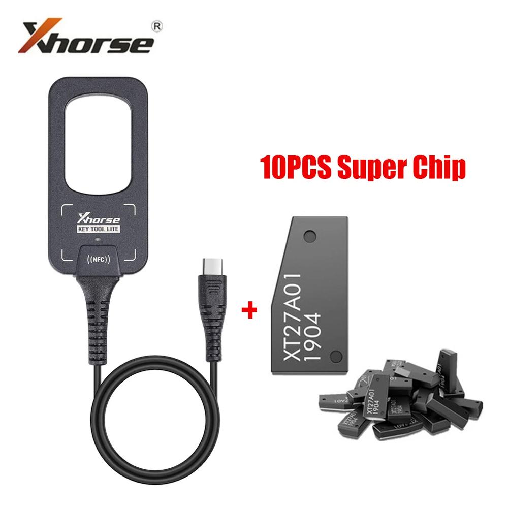Xhorse VVDI BEE Key Tool Lite Frequency Detection Transponder Clone XKB501EN Wire Key Android Super Chip 4D4C Key Programmer