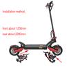 ZOOM Bike Electric Scooter Power Off Control Oil Hydraulic Disc Brake Caliper 2200 1200mm for Zero 10X 11X KUGOO G Booster G1