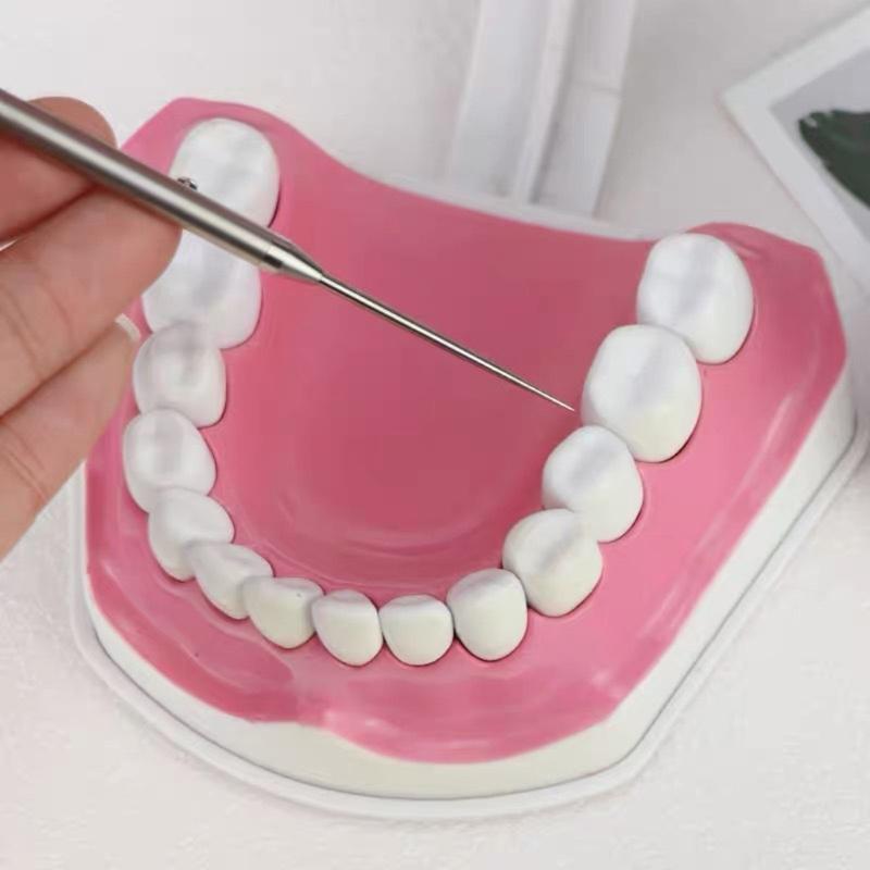 Titanium Alloy Toothpick Portable Tooth Pick Artifact Fruit Pick Retractable Toothpick Keys Pendant Camping Outdoor Tool