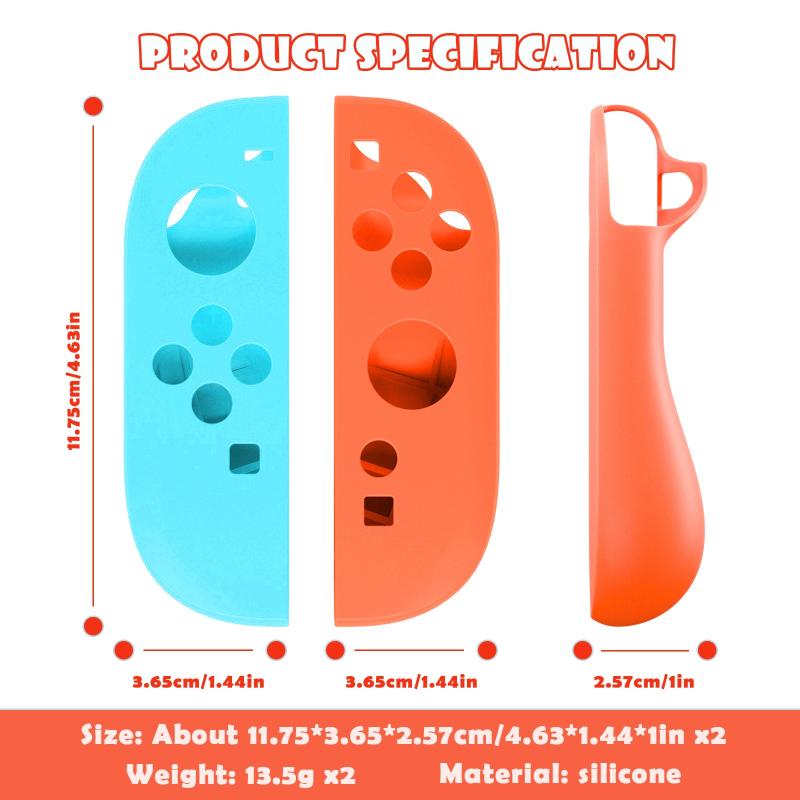 Silicone Case Hand Grip Shell Protective Cover For Switch 2 Handle Protector Cover Joystick Joy-Con Controller Protection Case