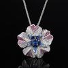 Gem Brooch Necklace One Or Two-Purpose Clothing Accessories Suit Cheongsam Sweater Corsage Anti-Light Brooch Women